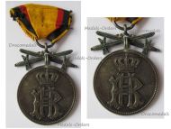 Germany WW1 Silver Medal of Merit with Swords of  the Princely Reuss Cross of Honor