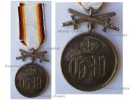Germany WW1 Waldeck Pyrmont Silver Merit Medal with Swords