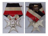 Germany WW1 Prussia Army Veterans Association Badge Fencing Intructor Cross 1914 1918 German Decoration