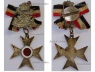 Germany WW1 Prussia Veterans Cross Membership 25 years Prussian Land Forces Military Medal WWI 1914 1918 Decoration Maker G19 Paul Kust Berlin