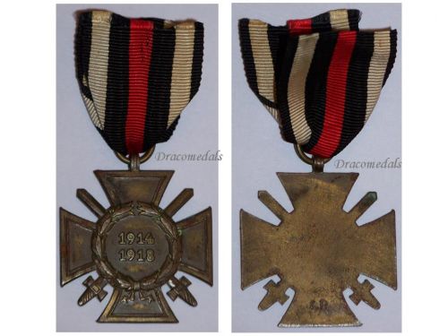 Germany WW1 Hindenburg Cross with Swords for Combatants Maker CP