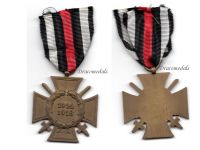Germany WW1 Hindenburg Cross with Swords for Combatants Maker GG