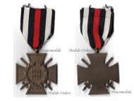 Germany WW1 Hindenburg Cross with Swords for Combatants Maker THW