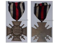 Germany WW1 Hindenburg Cross with Swords for Combatants Maker WK