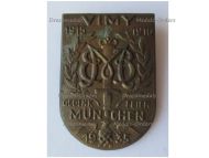 NAZI Germany WW2 Badge for the 20th Anniversary of the Vimy Battle 1915 1916 Munich 1935