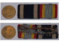 Germany WW1 Iron Cross EK2 Mecklenburg Merit FF2 Military Medals Ribbon Bar WWI 1914 1918 German
