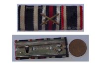 NAZI Germany WWI Iron Cross Hindenburg WWII Wehrmacht War Merit Military Medals Ribbon Bar 1914 1939 German