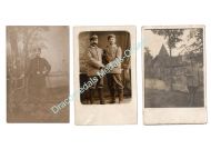 Germany WW1 3 Photos Soldiers German Imperial Army Photograph 1914 1918 Great War WWI