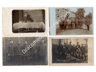 Germany WW1 4 Photos Officer Iron Cross Bar Field Hospital Wounded Photo Prussia 1914 1918 Great War