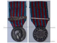Italy Italo-Turkish War 1911 1912 Silver Commemorative Medal with 1911-12 Clasp by Giorgi & the Italian Royal Mint