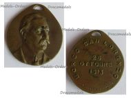 Italy WW1 Commemorative Medal of the Village of San Lorenzo 1913 By Zingoni and Firenze