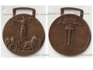 Italy WW1 Victory Interallied Medal Maker Sacchini Laslo Official Type 1