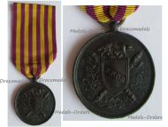 Italy Italian Unification Medal of Merit for the Liberation Rome 1870 by Moscetti