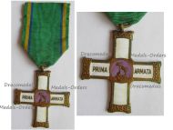 Italy WW1 Prima Armata 1st Army Commemorative Cross by Fassino