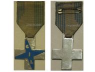 Italy WW2 GIL Pale Blue Cross of Merit Mussolini's Fascist Youth Organization 1937 for Girls