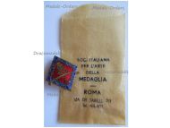 Italy WW2 Occupation of Albania Commemorative Badge for the Campaign Against Greece & Yugoslavia for Albanian & Italian Troops with Envelope of Issue by SIM