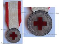 Italy WW2 Red Cross Nurse School Medal in Silver 800 by Picchiani & Barlacchi Named 1938