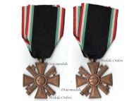 Italy WW2 MVSN Blackshirts Militia Long Service Cross for 10 Years