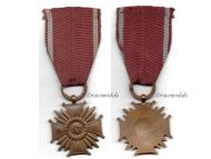 Poland WW2 Cross of Merit Bronze Class PR Republic of Poland 1923