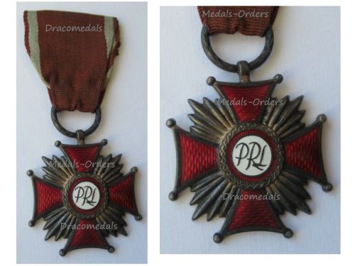 Poland Cross of Merit Silver Class PRL People's Republic of Poland 1952