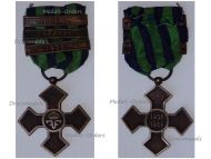Romania WW1 Commemorative War Cross 1916 1918 with 3 Clasps (Ardeal, Carpati, 1918)