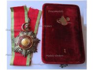 Turkey Ottoman Empire Order of Medjidie Commander's Star 3rd Class Boxed Crimean War 1854 1856