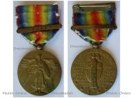 USA WW1 Victory Interallied Medal with Clasp Russia for the ANREF