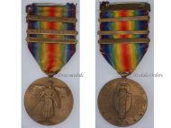 USA WW1 Victory Interallied Military Medal Commemorative WWI 1914 1918 Great War Ypres Lys Somme Offense