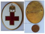 Hungary WW1 WW2 Hungarian Red Cross Badge for Doctors and Medics 1920 1945