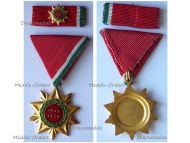 Hungary Commemorative Medal for the 25th Anniversary of Liberation 1945 1970 with Ribbon Bar and Miniature