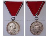 Hungary WW2 Admiral Horthy's Silver Medal for Bravery 1939 1944 by Beran