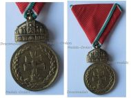 Hungary WW2 Military Merit Medal Signum Laudis with Crown 1922 Bronze Class