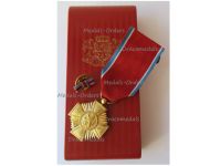 Luxembourg Order of Merit of the Grand Duchy Gold Medal and Lapel Pin Set Boxed by Artec Creations 