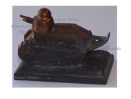 France Trench Art WW1 Renault FT17 Tank French Military Desk Weight Great War 1914 1918 Numbered